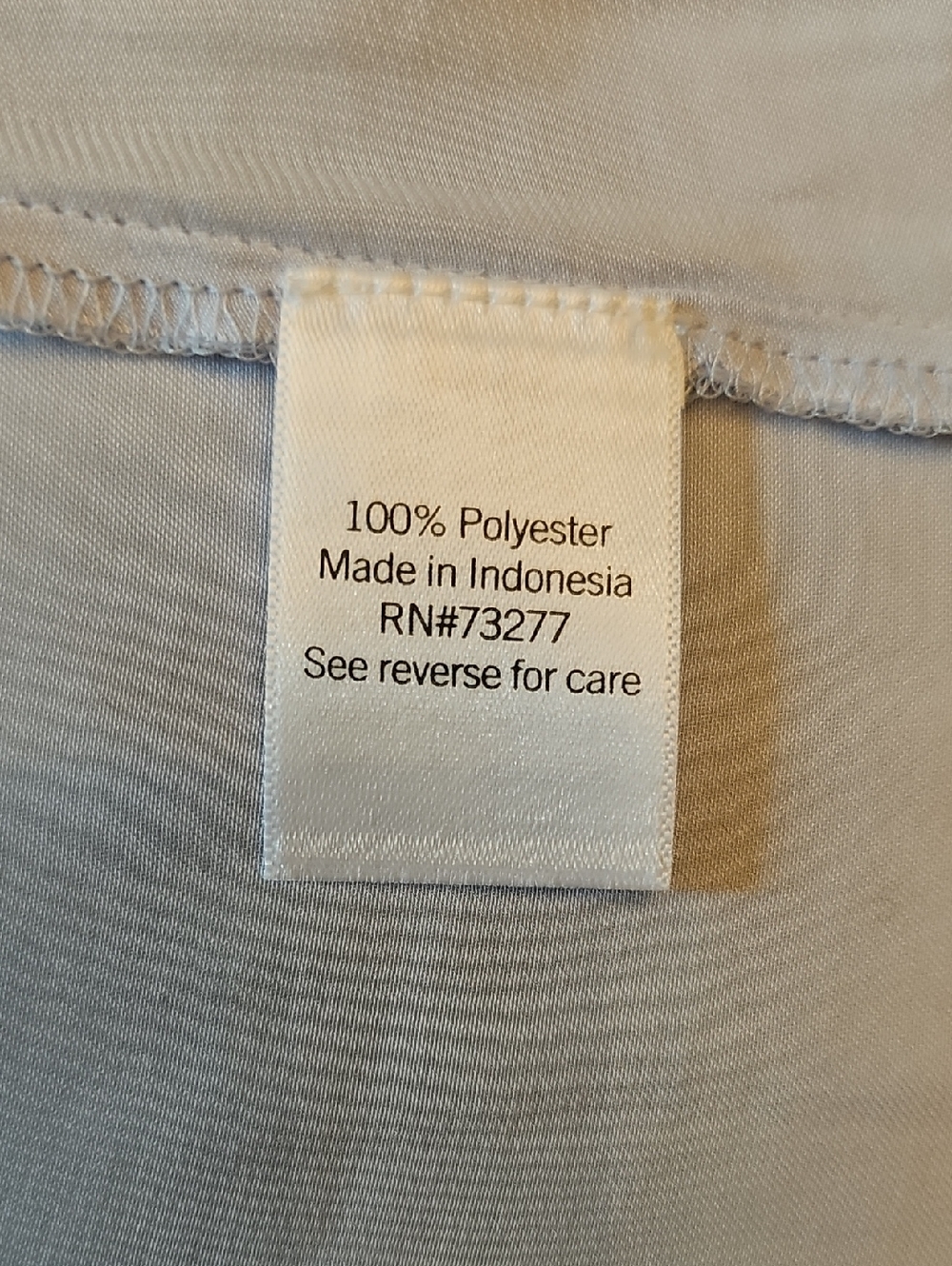 Nine West Pale Blue Short Sleeve Button-Front Shirt - Picture 6 of 8